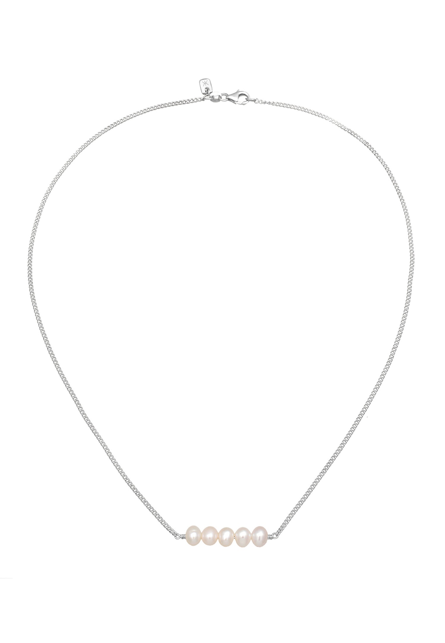 KUZZOI Hommes Tendance élégante avec Perles de Culture d'Eau Douce en argent sterling 925