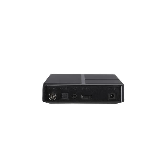4K Digital Terrestrial Television (DTT) Decoder - Box - DVB-T2 HEVC - High-quality reception - Program recording - Free channels