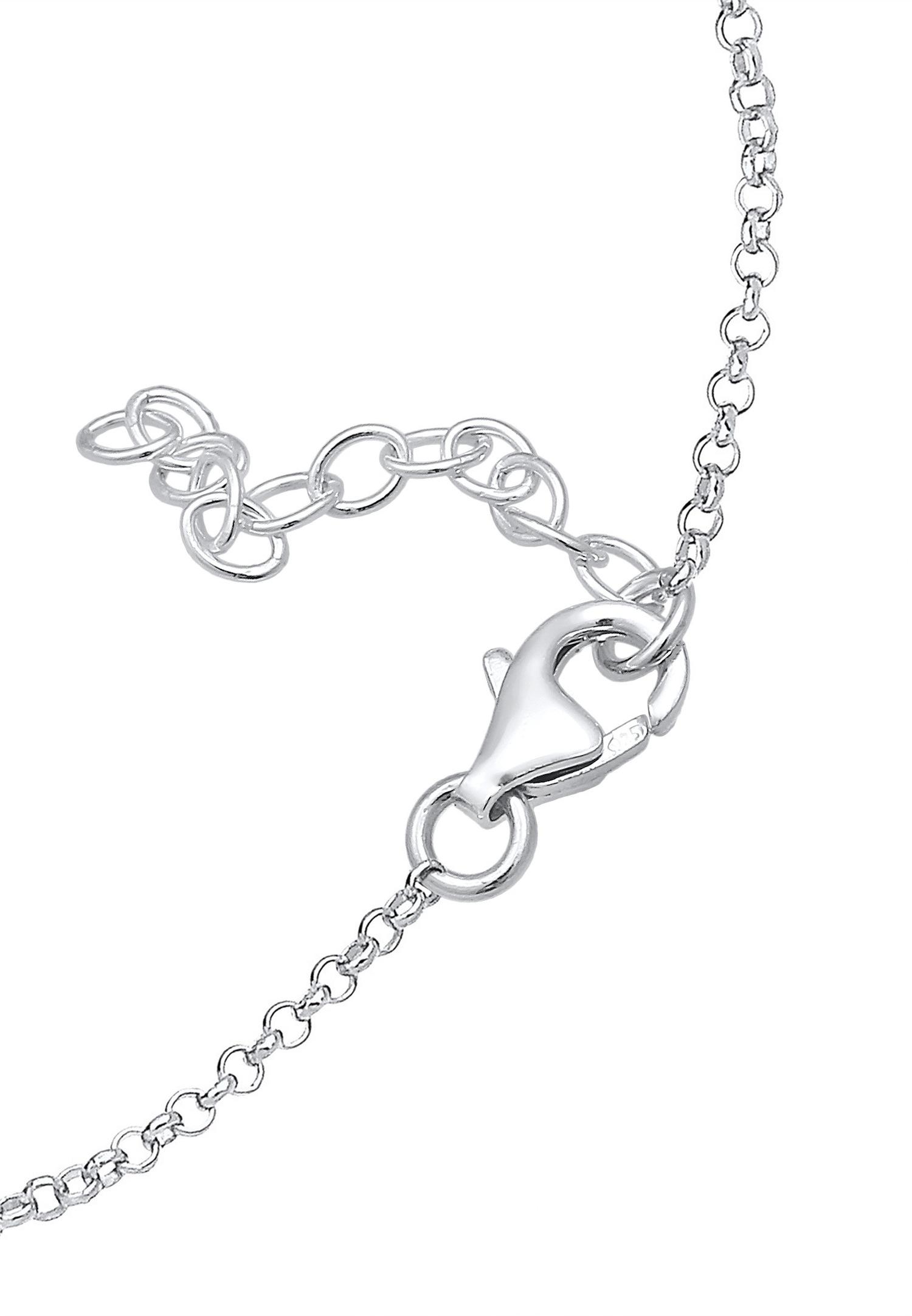 Elli Femmes Symbole d'infini avec Cristaux de Zirconium en Argent Sterling 925