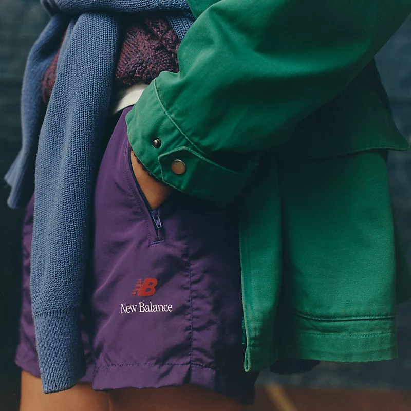 Herren-Shorts mit Abnähern, hergestellt in den USA – PRISM PURPLE