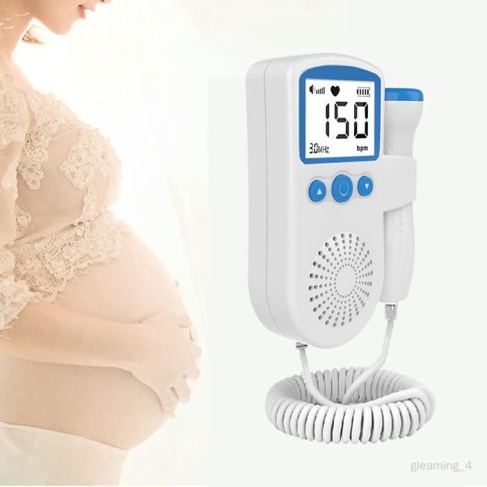 Moniteur De Fréquence Fœtale Doppler à Domicile - Bleu Bébé Bleu