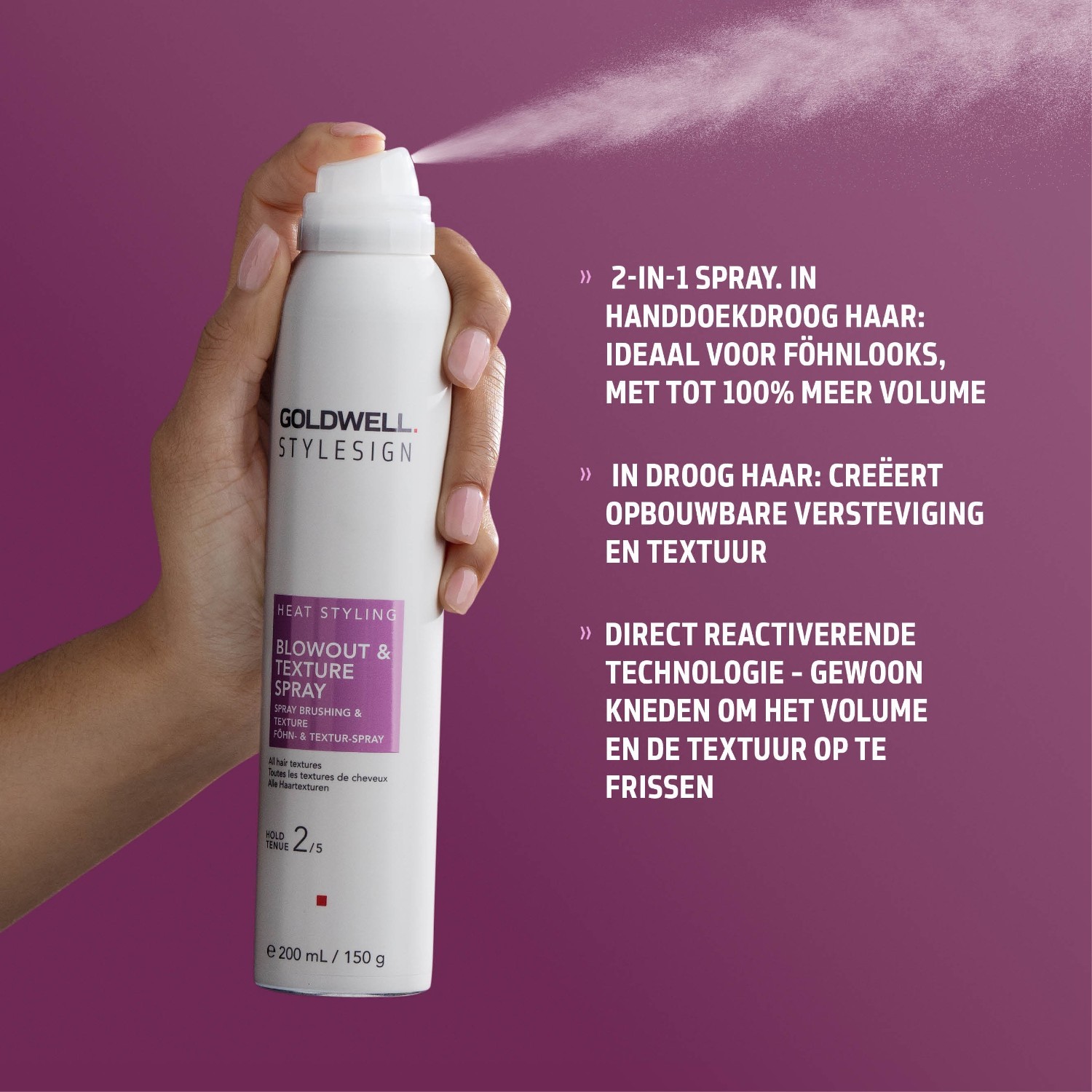 Goldwell sprej za zaštitu od topline Stylesign sprej za feniranje i teksturu - 200 ml