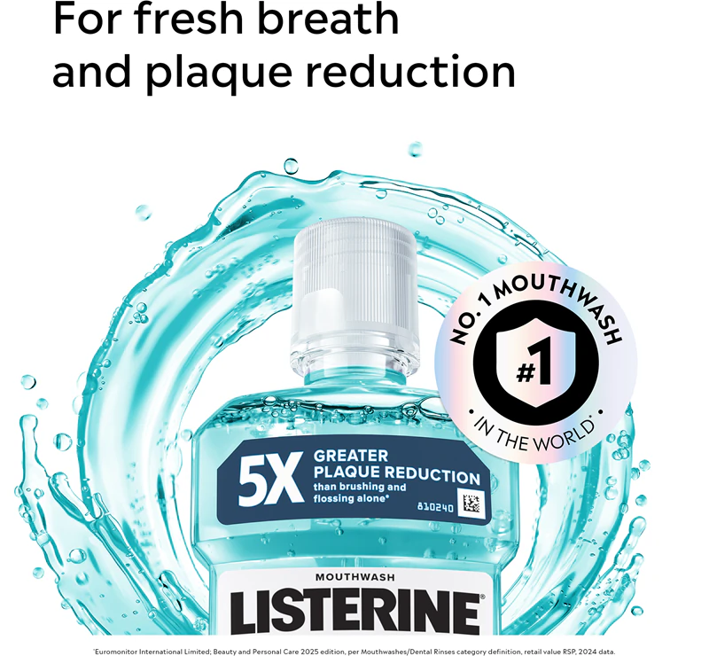 Listerine Cool Mint mondspoeling voor een frisse adem