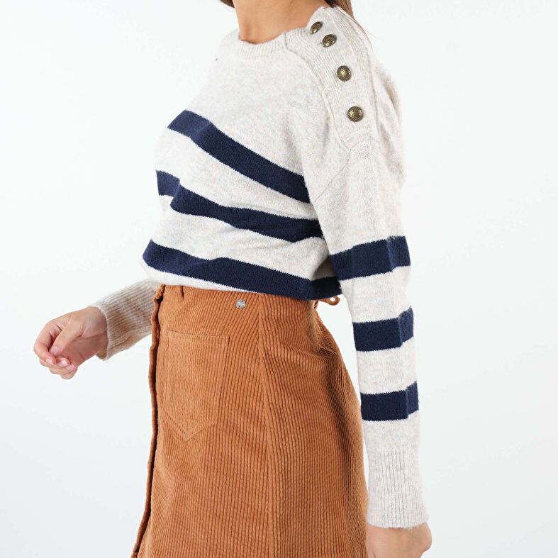 Beige genser til dame