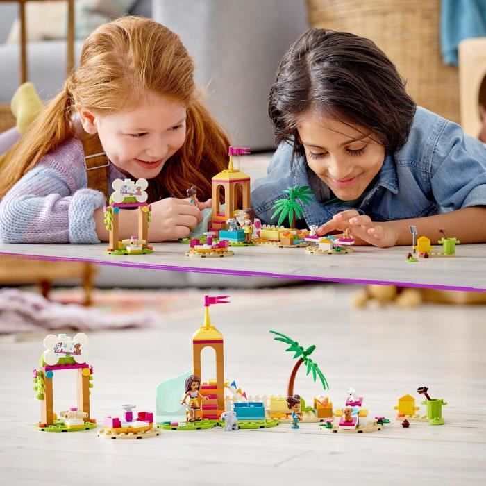 LEGO® 41698 Friends Hundespielplatz Spielzeug für Kinder ab 5 Jahren, mit Rutsche und Spielfigur, Geschenkidee