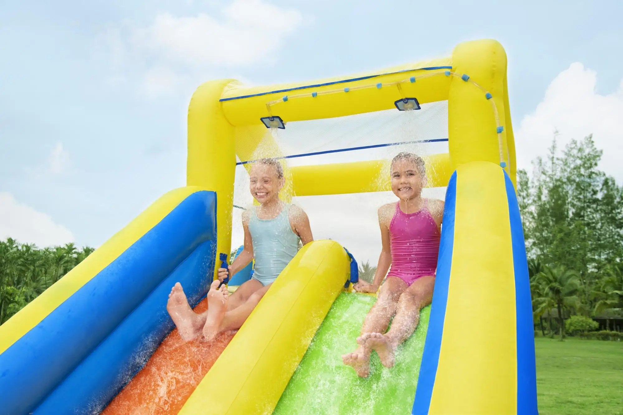 H2OGO! AquaRace Parco acquatico gonfiabile per bambini