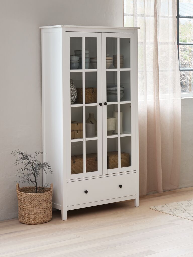 NORDBY NORDBY vitrina, 2 vrata, 1 ladica, bijela