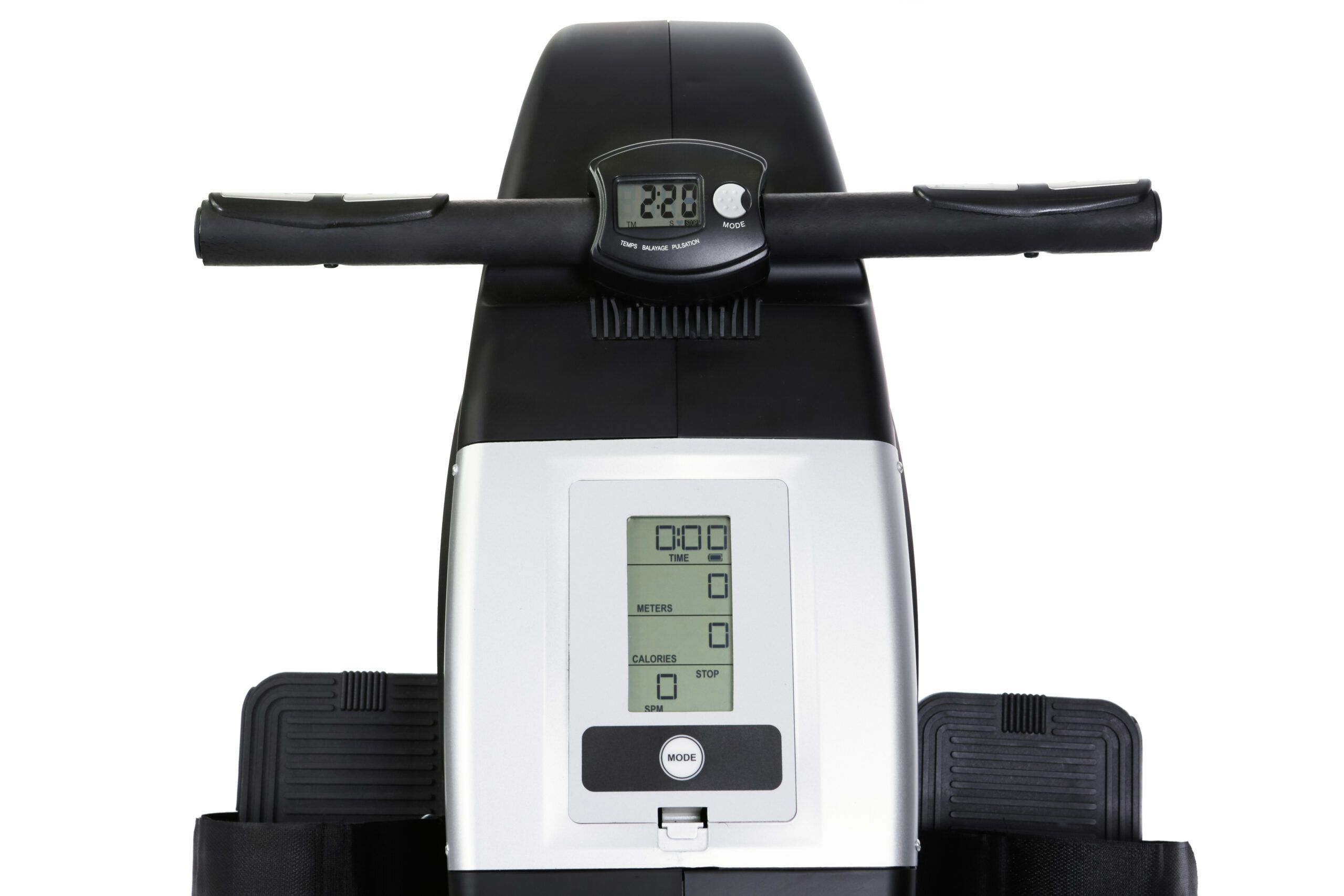 O'Fitness Home Roeimachine met Centrale Trekkracht - Magnetisch Vliegwiel van 5 kg - Teller met 5 Functies