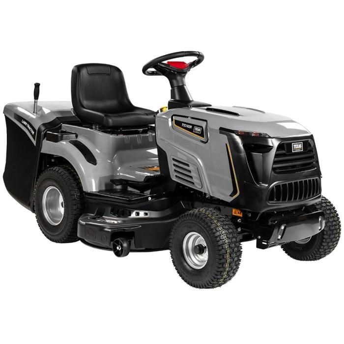 Texas Equipment TTC102H Ride-on Mower + Grass Collector. Ride-on mower for areas of 3000 m² and over.