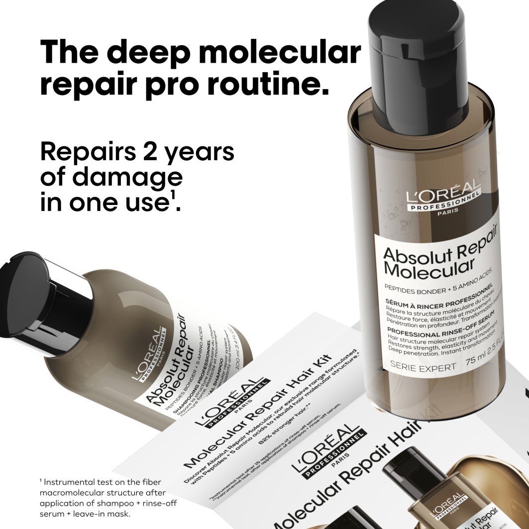 L'Oréal Professionnel Absolut Repair Molecular Hair Repair Discovery Duo rinkinys plaukams - 1 vnt.
