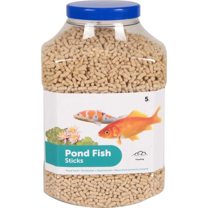 5 litros, Alimento para peces de estanque, palitos de 4 mm - animallparadise