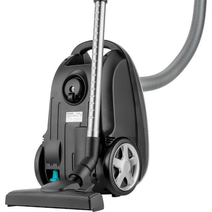 Bagged cylinder vacuum cleaner - SENCOR - SVC 7550TI - 75 dB - 3.5 L - Grey