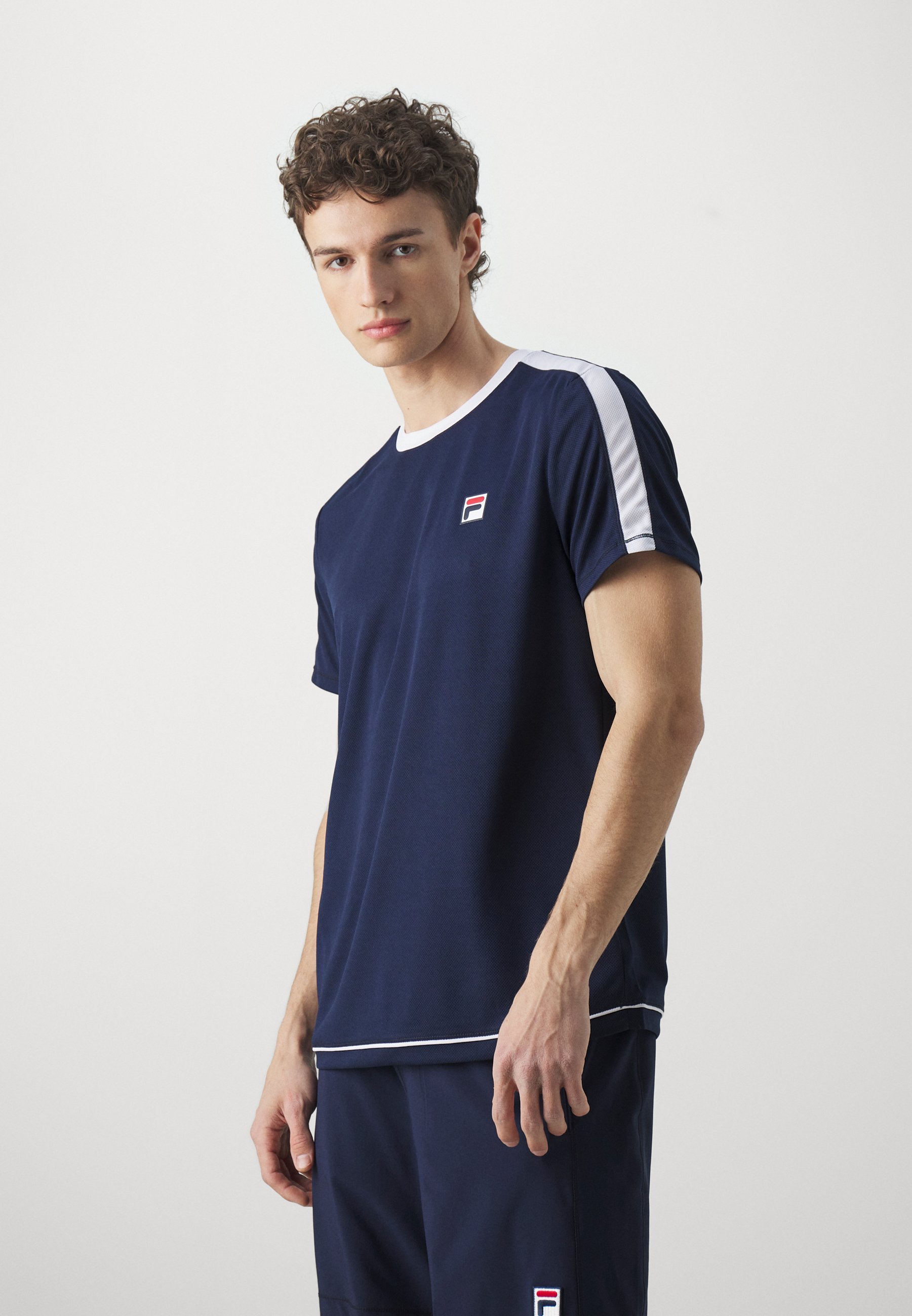 FILA ELIAS - Sportovní tričko - black/white