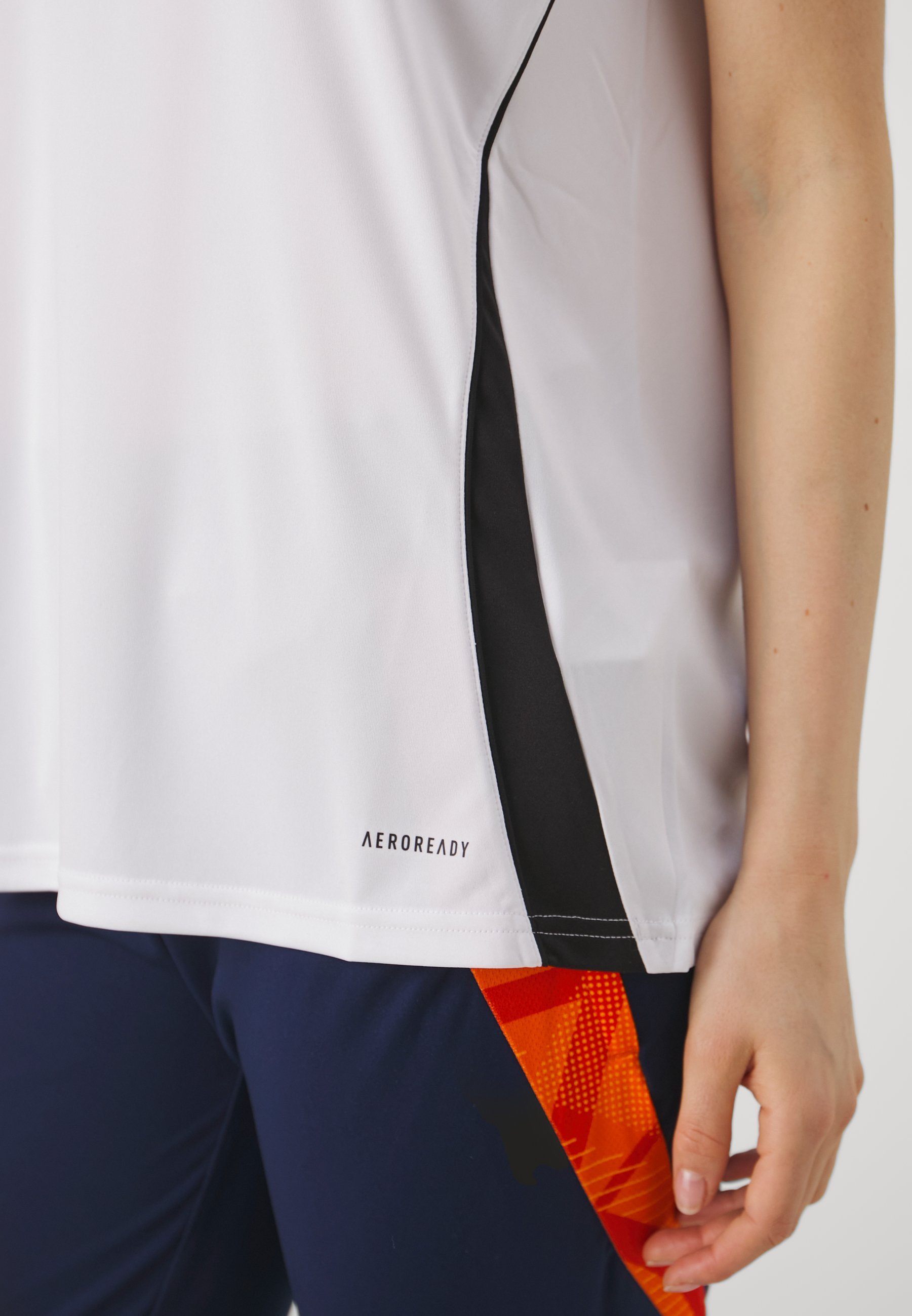 adidas Performance TIRO24 WOMEN - Sport T-shirt - wit/zwart
