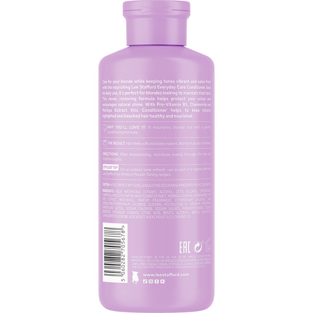 Condicionador Lee Stafford para cabelos descoloridos – 250 ml