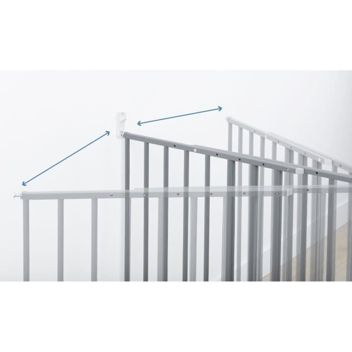 Badabulle Safe & Protect XL Sicherheitsgitter (60-107 cm)