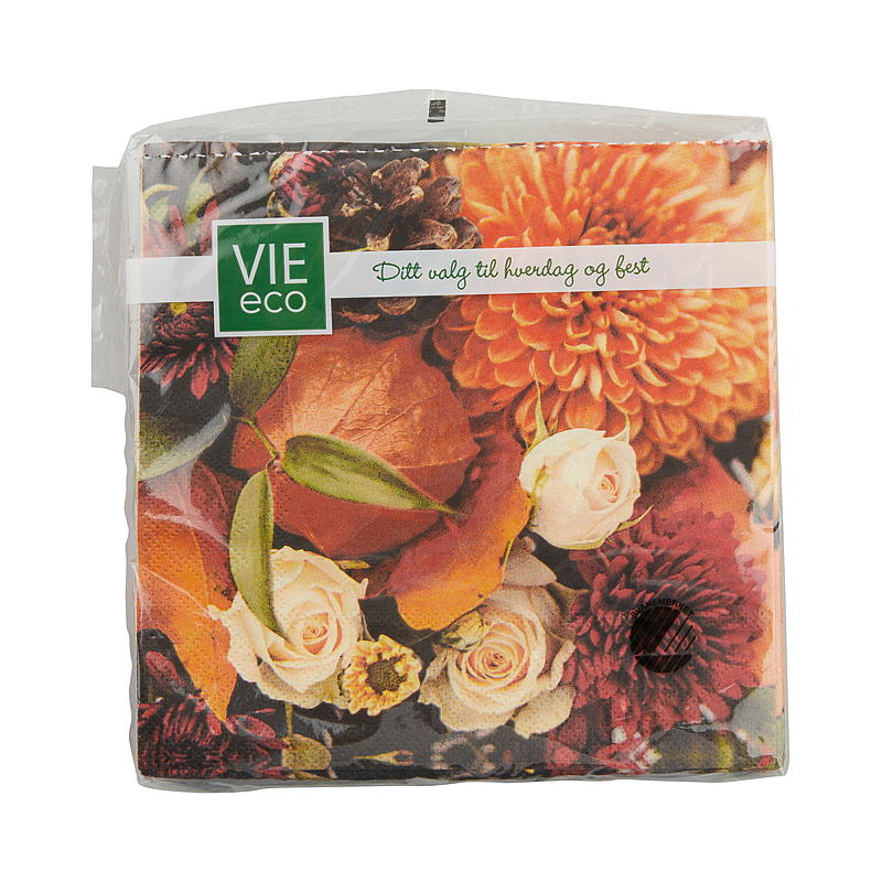 Vie Eco Servetten, 20 stuks, 33x33 cm, Herfst