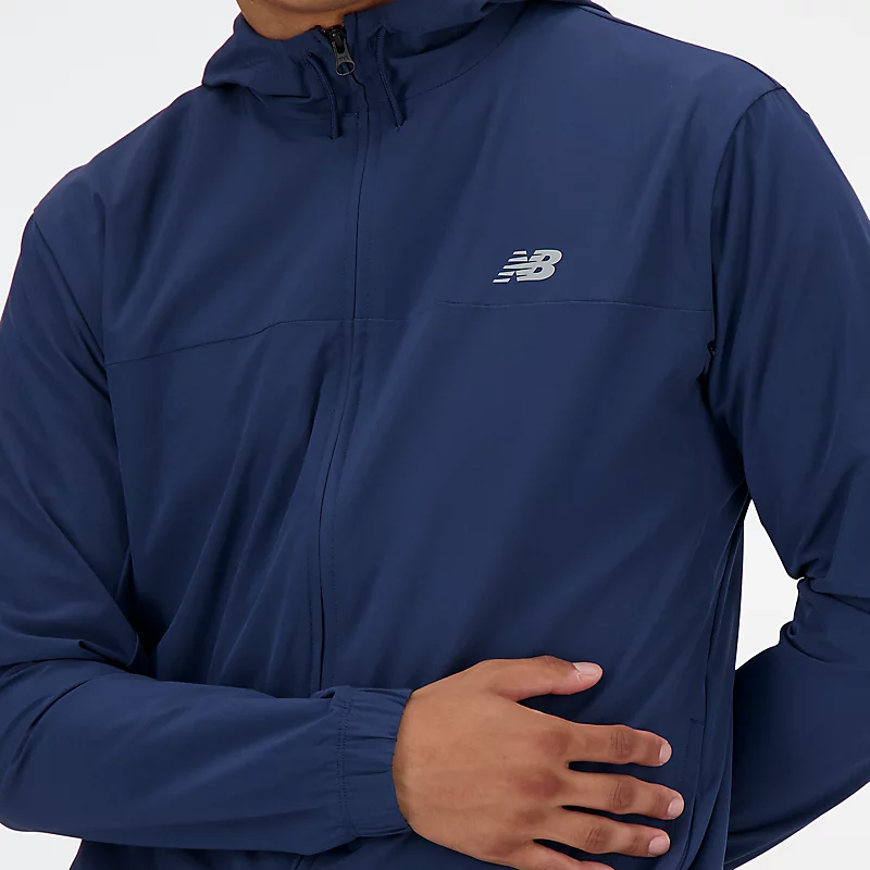 Herren-Stoffjacke mit Reißverschluss - NB NAVY