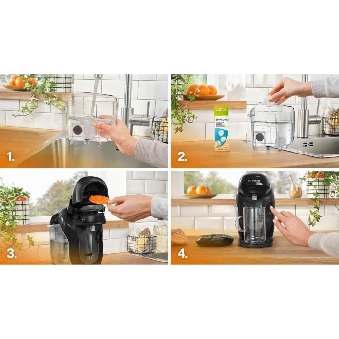 Multi-beverage coffee machine - BOSCH - TASSIMO T11 Style - TAS1102 - 40 drinks - 0.7 L - 1400 W - Black