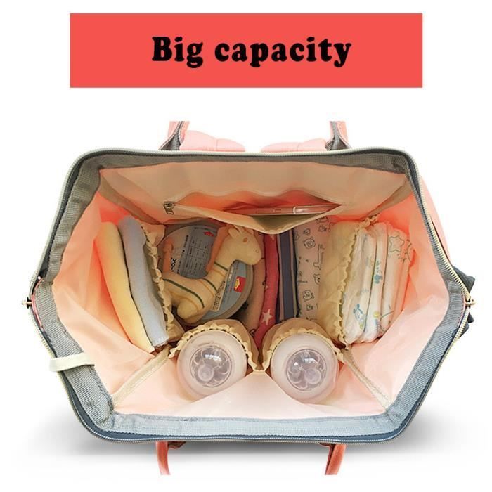 Bolsa cambiador impermeable Oxford para bebé - Marca - Azul - Capacidad de 55 litros