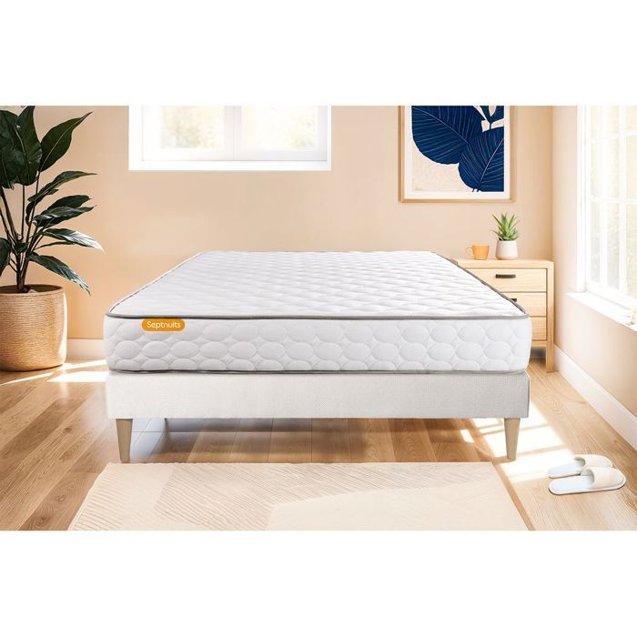 Ensemble matelas Mémoire de forme + sommier 160x200 Memo