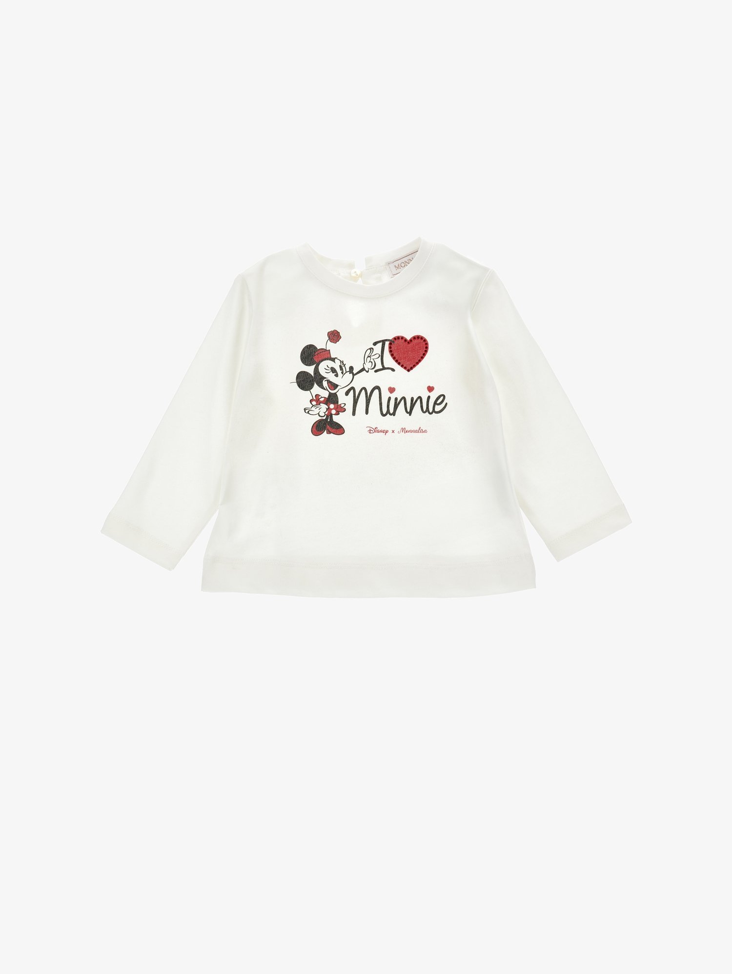 Monnalisa MINNIE DISNEY - Langarmshirt - panna