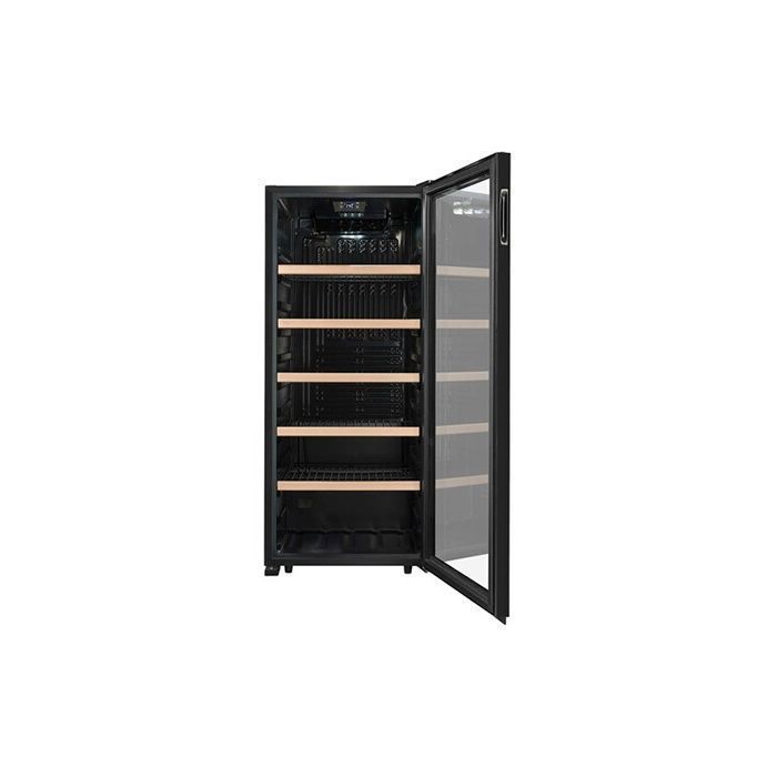 LS117BLACK – Wine cellar – La Sommelière – 121 bottles – 1 zone – 55.0 × 56.5 × 127.7 cm – Energy class G – 37 dB