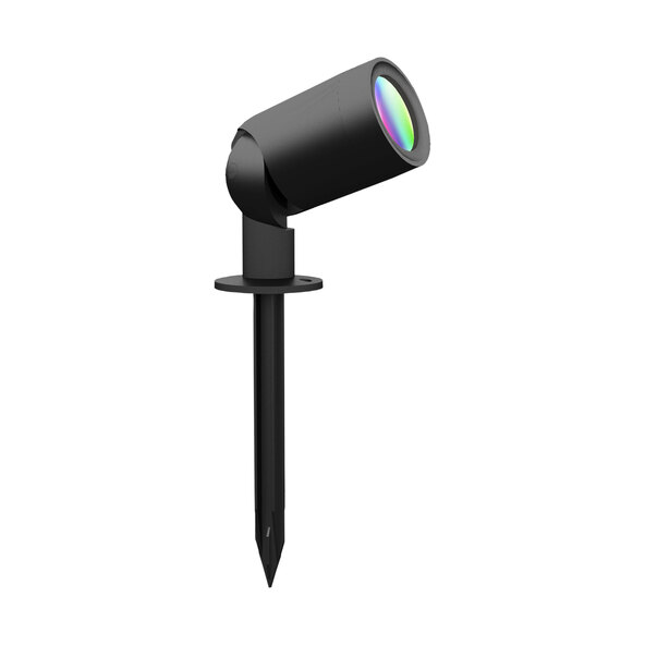 Έξυπνο LED-Gartenspot Flores XL, λευκό + χρώμα