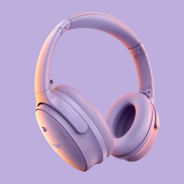 Auriculares inalámbricos con cancelación de ruido Bose QuietComfort, color malva empolvado - Edición limitada