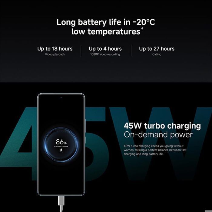 Smartphone Xiaomi Redmi Note 15 Pro 4G con 12 GB di RAM, 512 GB di memoria interna, colore grigio titanio, batteria da 6500 mAh, fotocamera da 200 MP e display AMOLED da 6,77'' - Versione globale.