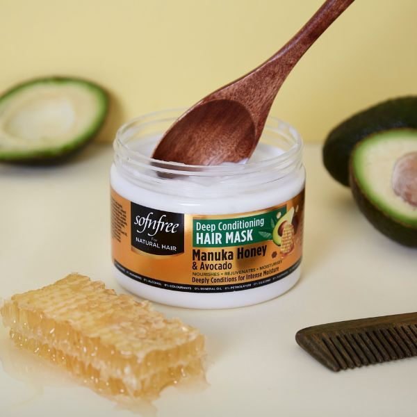 SNF Naturals Mélyhidratáló Hajpakolás Manuka Mézzel és Avokádóval