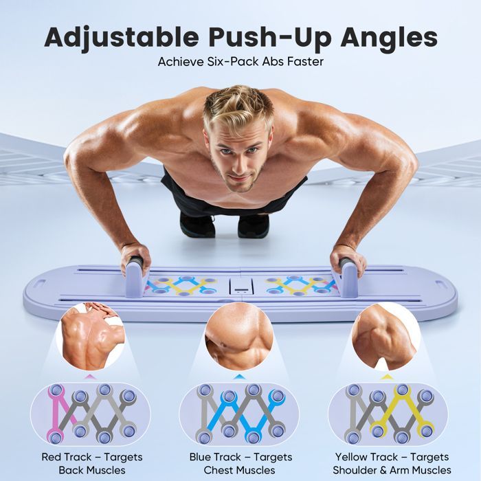 Macchina Pilates Reformer pieghevole 4 in 1, tavola addominale a rimbalzo automatico, attrezzatura per allenamento completo del corpo