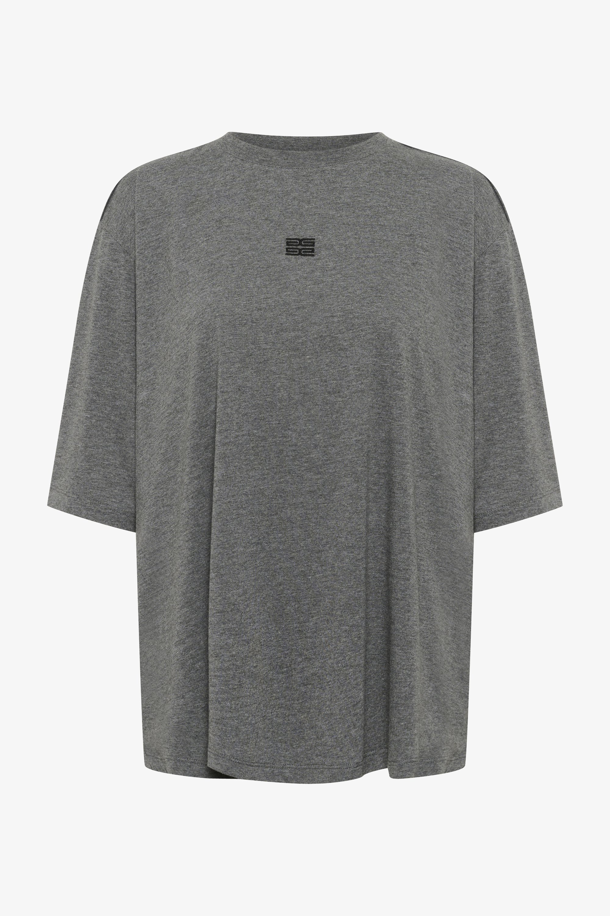 Gestuz JILAN TEE - T-shirt met print - donkergrijs