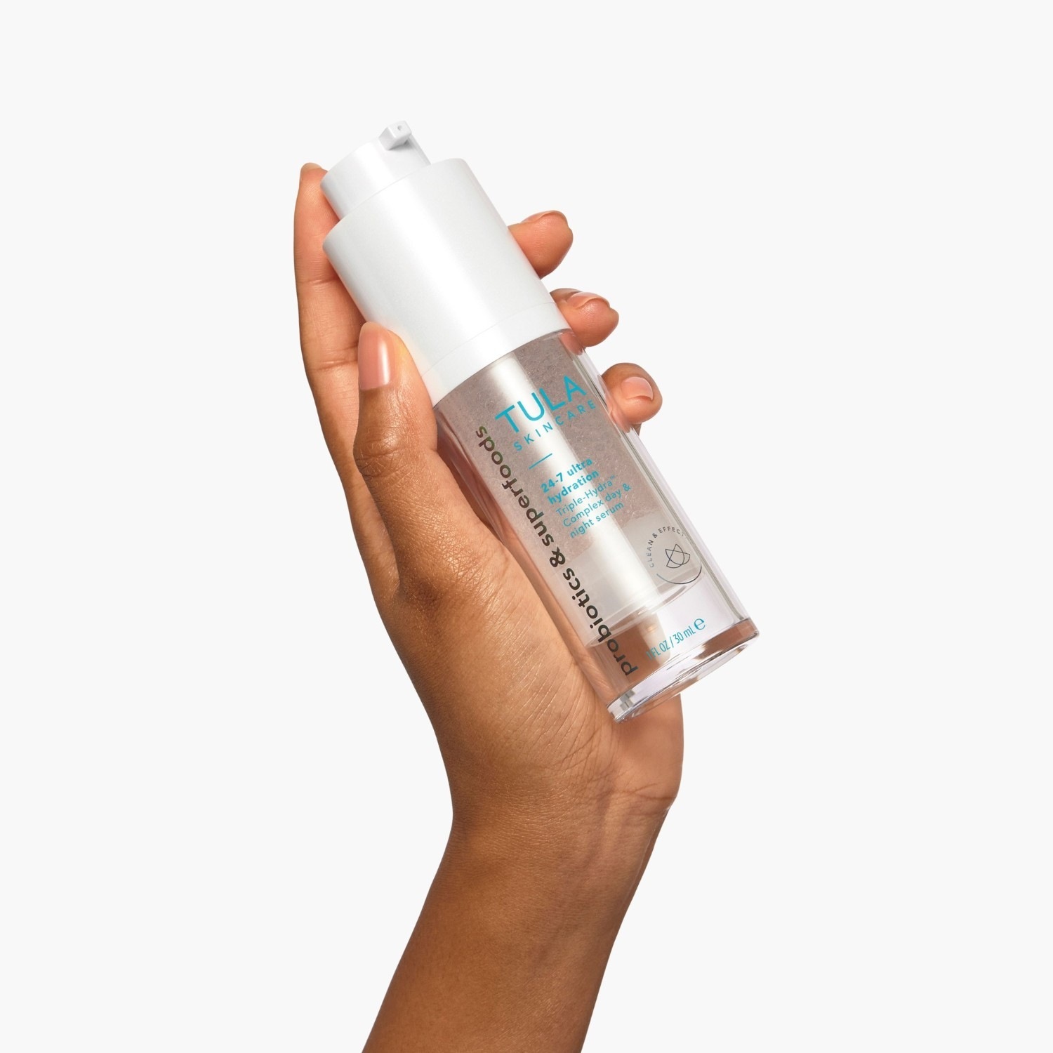 Hydratačné sérum TULA s probiotikami a superpotravinami pre ultra hydratáciu 24 hodín denne, 7 dní v týždni – 30 ml