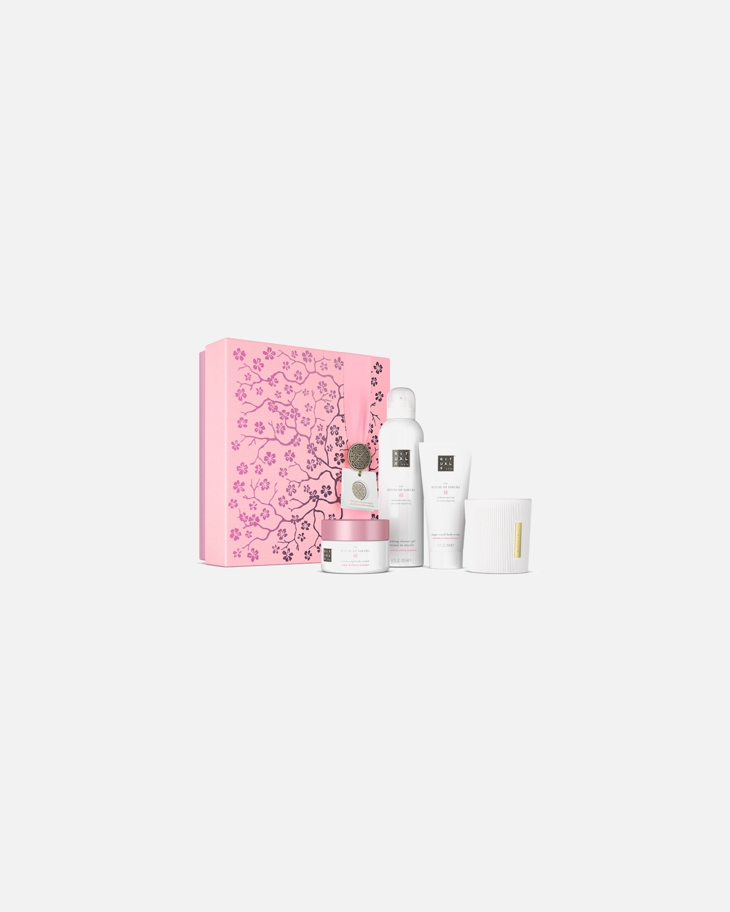 Rituals ķermeņa kopšanas komplekts “Sakura rituāls” – vidēja izmēra dāvanu komplekts – 1 gab.