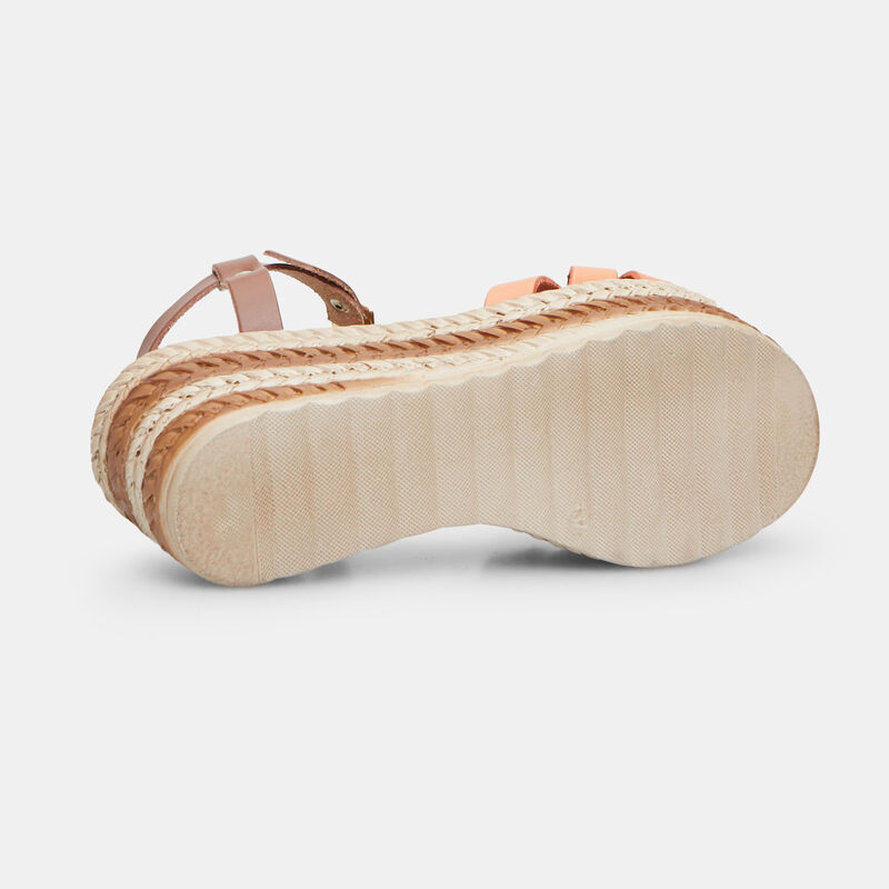 BATA női bőr platform szandál