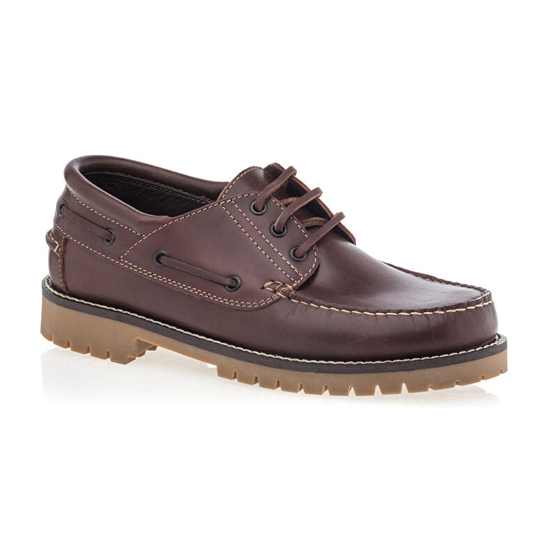 Miesten ruskeat loaferit/veneilykengät