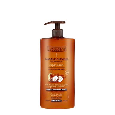 Evoluderm Argan Divin nærende hårmaske 1000 ml 1000 ml