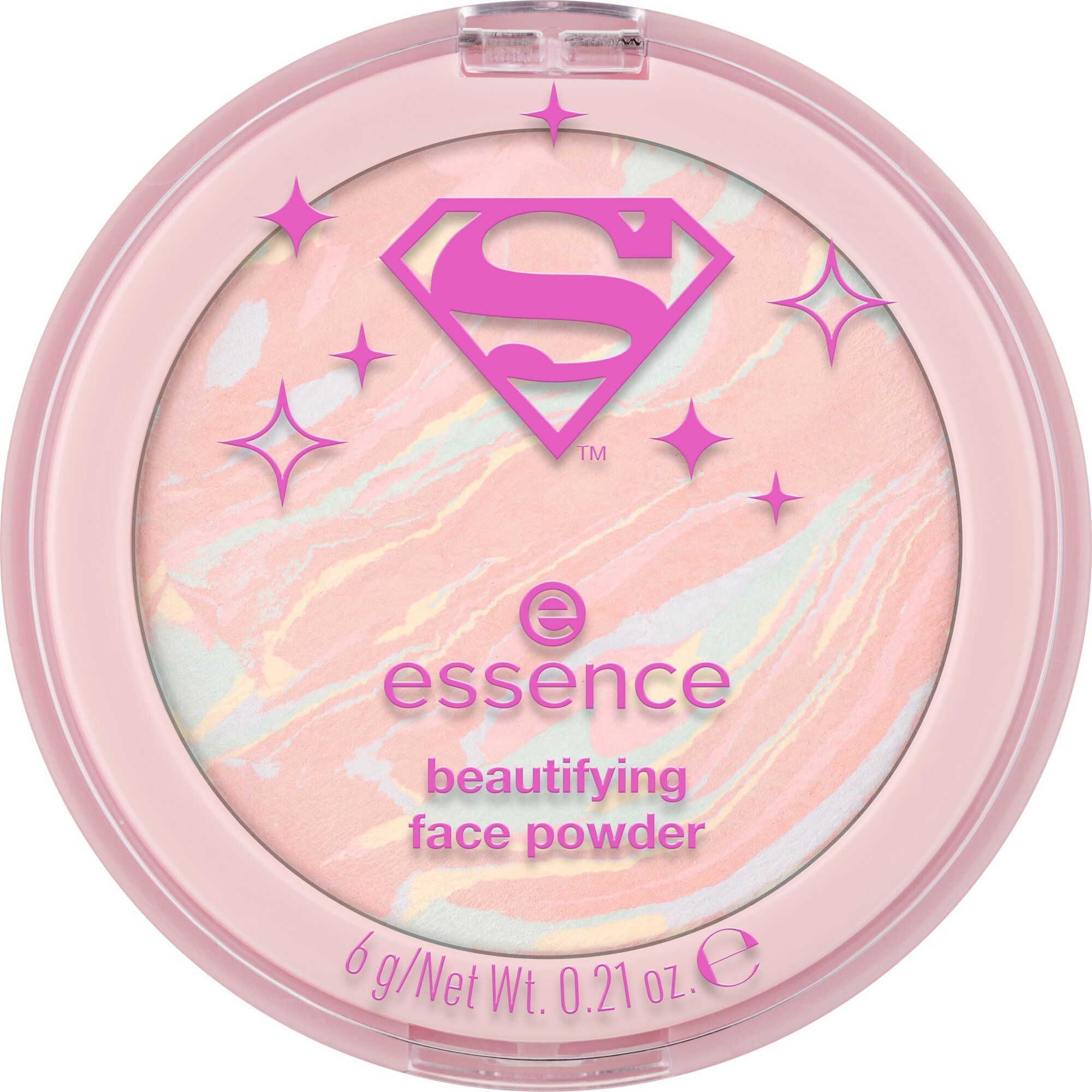 Supermens skaistumkopšanas pūderis Kompaktie un birstošie pūderi