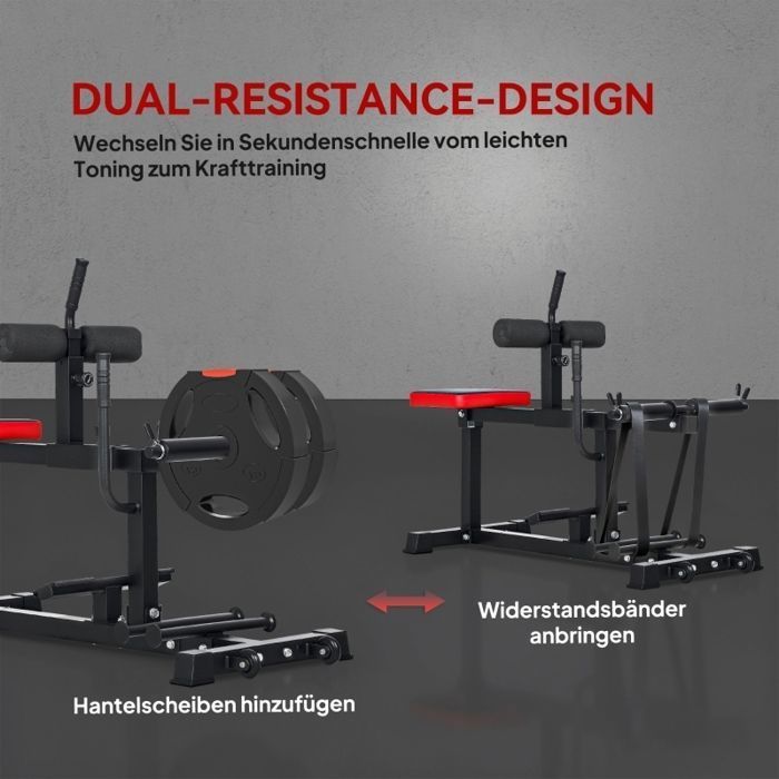 Banc de musculation réglable-Entraînement des jambes-122x59x106cm