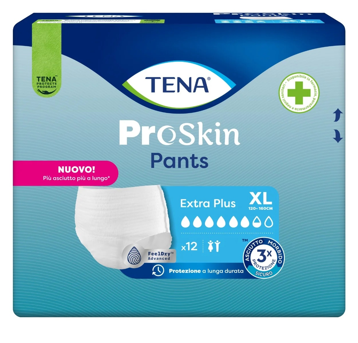 TENA Tena Pants Extra Plus XL luiers, 12 stuks, voor incontinentie