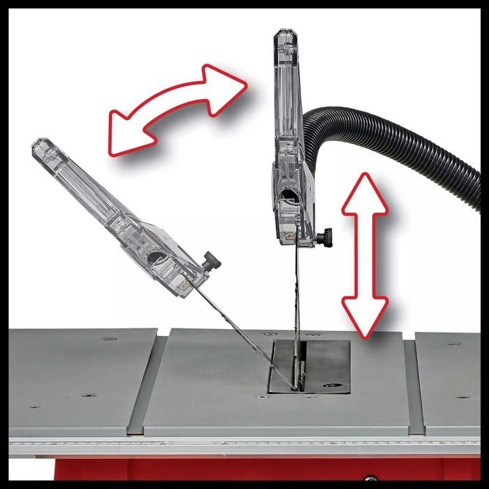 Serra de mesa Einhell TC-TS 2025/2 U (2000 W, batente de ângulo +/- 60°, extensões laterais)