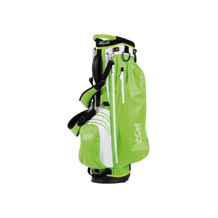 JuCad waterdichte 2-in-1 statieftas - wit/groen - TU