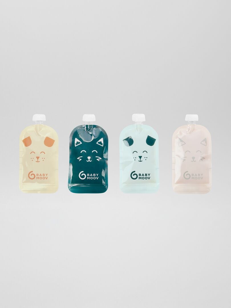 Juego de 20 botellas de agua reutilizables 'Badabulle' - multicolor