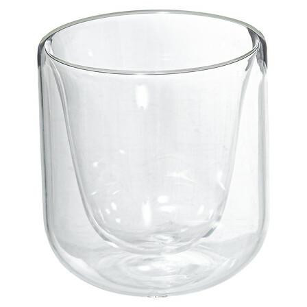 SZKLANKA Cléa 200 ml transparenta Z PODWÓJNYMI ŚCIANKAMI