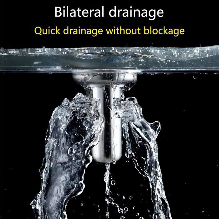 Qrity 1 Piece Anti-Odor Shower Floor Drain, Floor Drain, Non-Return Valve for Shower Sink, Floor Drain, 38mm