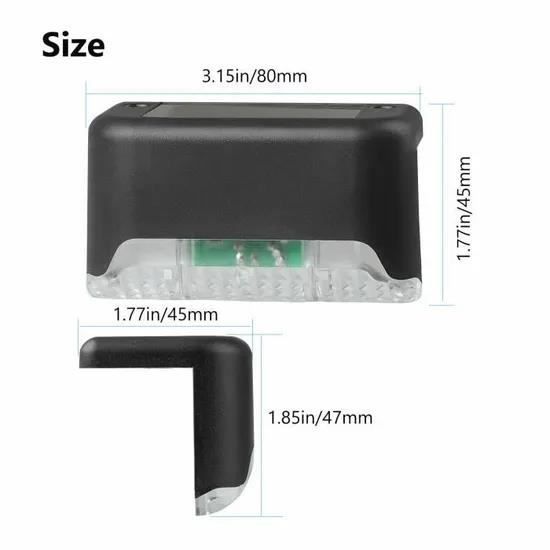 Luces solares para exteriores - Paquete de 4 - Blanco cálido - Resistentes al agua - Encendido automático