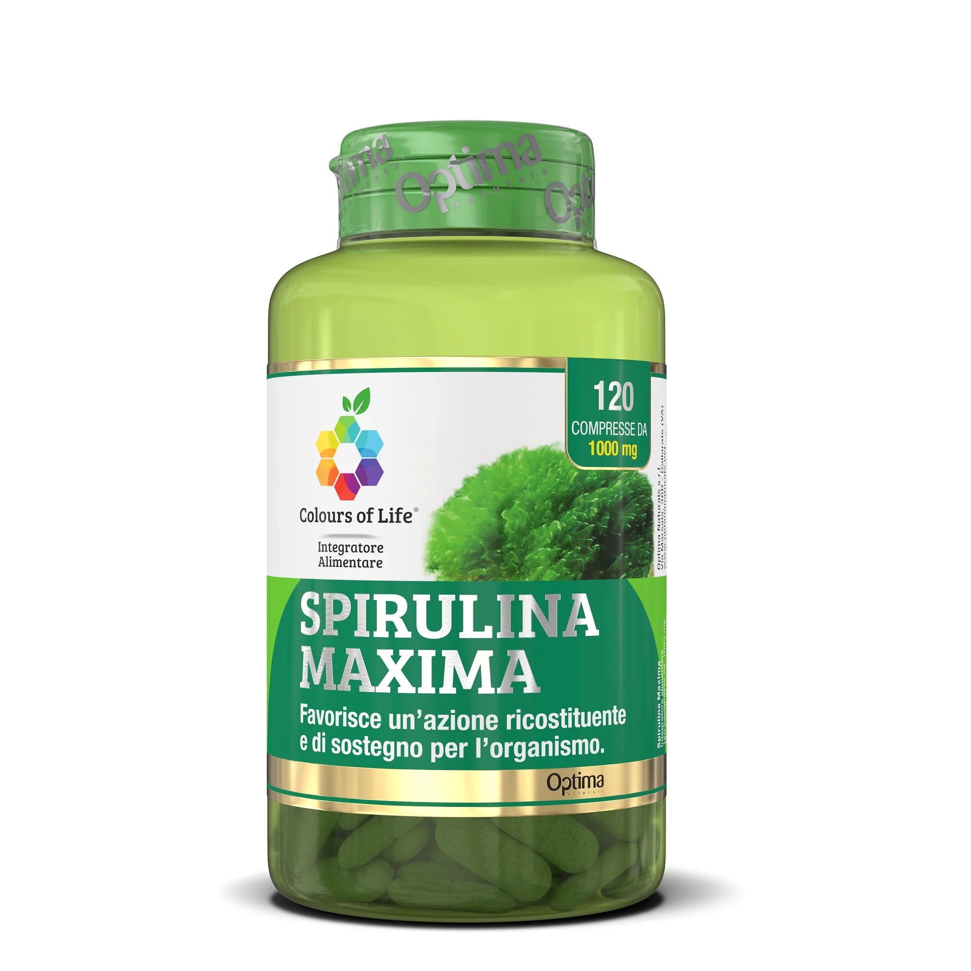 COLORS OF LIFE Spirulina Maxima 120 Tabletten Farbstoff