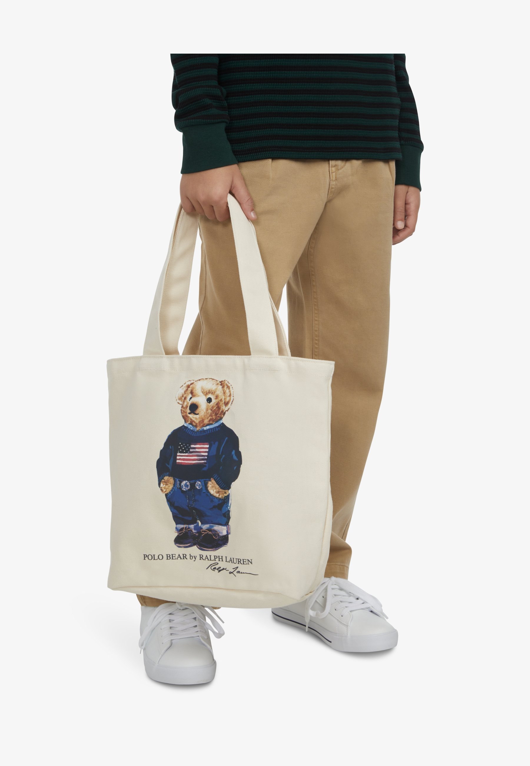 Polo Ralph Lauren BEAR TOTE UNISEX - Handtas - naturel