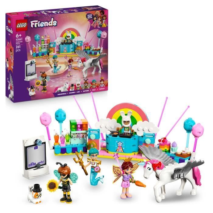 LEGO Friends 42661 Unicorn and Fairy Costume Party - Game for ages 6+